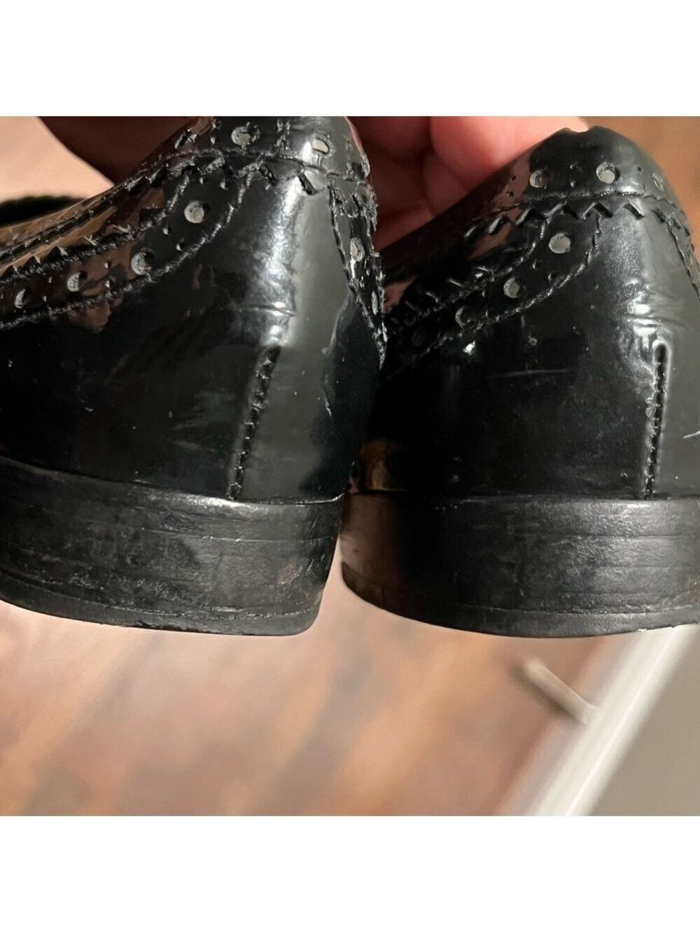 prada vintage black patent leather loafers. Size 39 - Picture 3 of 11